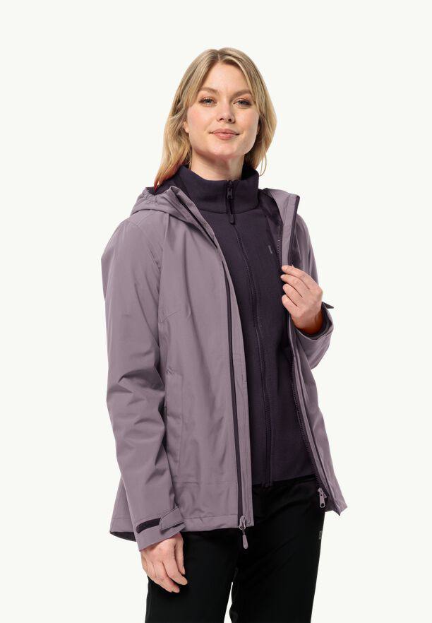 Jack Wolfskin Women's Moonrise 3in1 Jacket Blossom 02