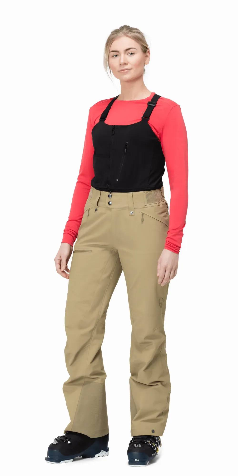 Norrøna Women's Zip-in Ski/board Bib - Scandinavian Outdoor