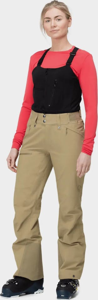 Norrøna Women's Zip-in Ski/board Bib Caviar 03