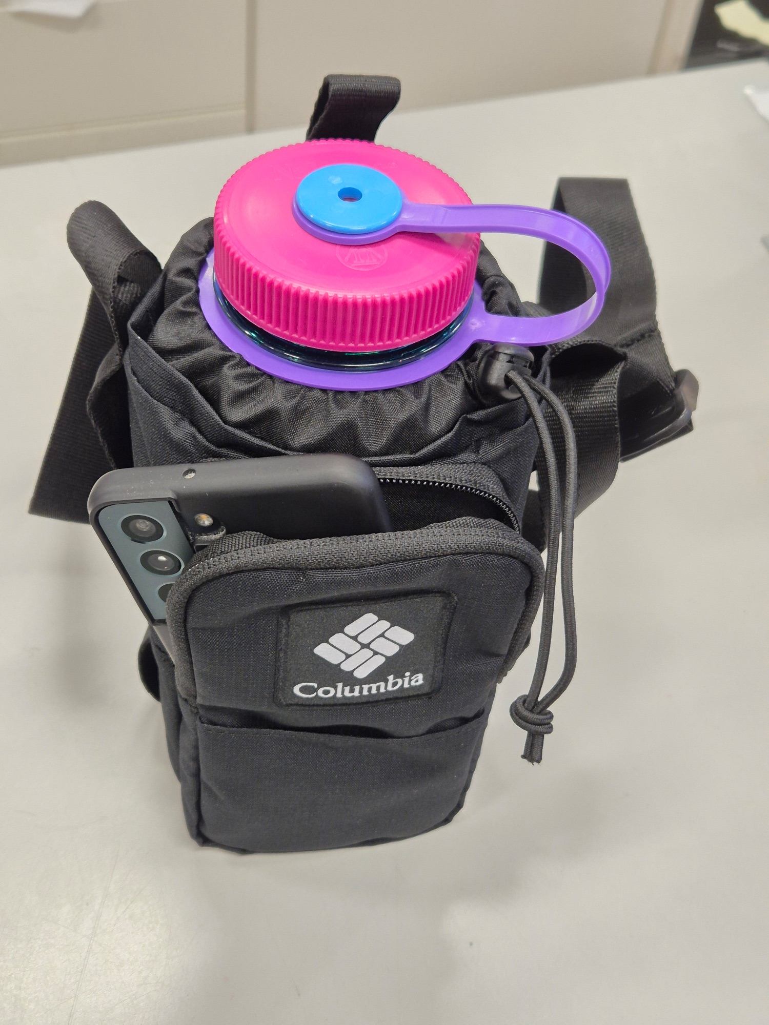 Columbia Trail Travel Sling Water Bottle Black 09