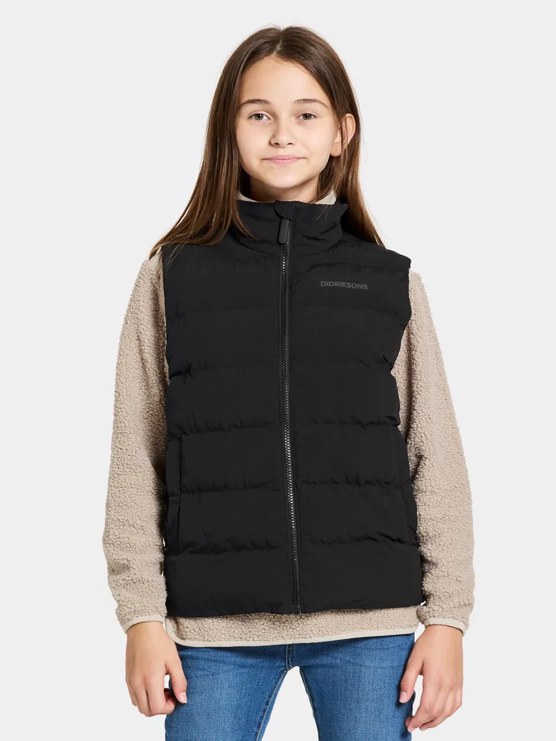Didriksons Kilo Kids Vest Black 03