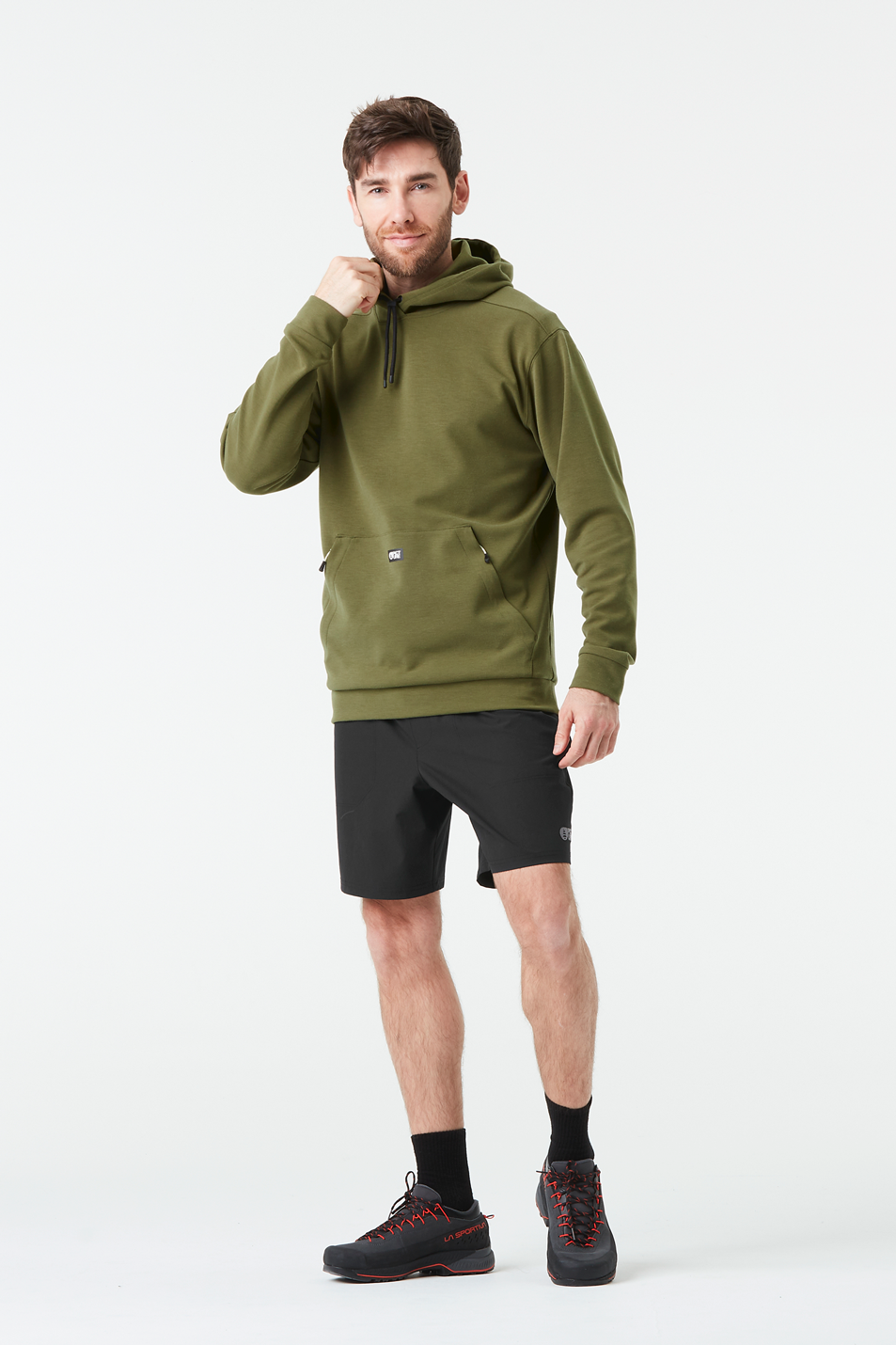 Picture Organic Clothing Men's Pluris Tech Hoodie Tobacco 03