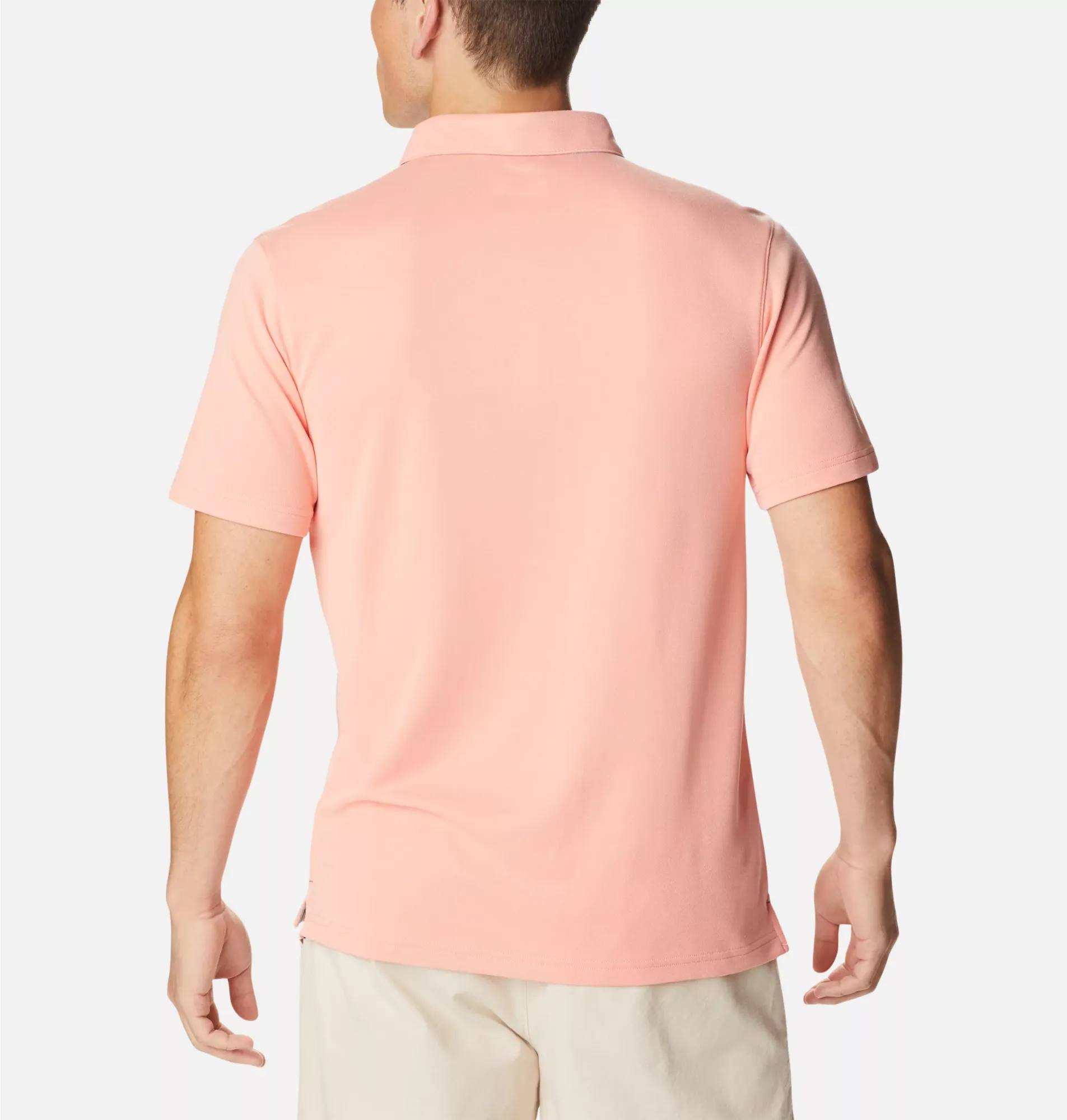 Columbia Nelson Point Polo Coral 02