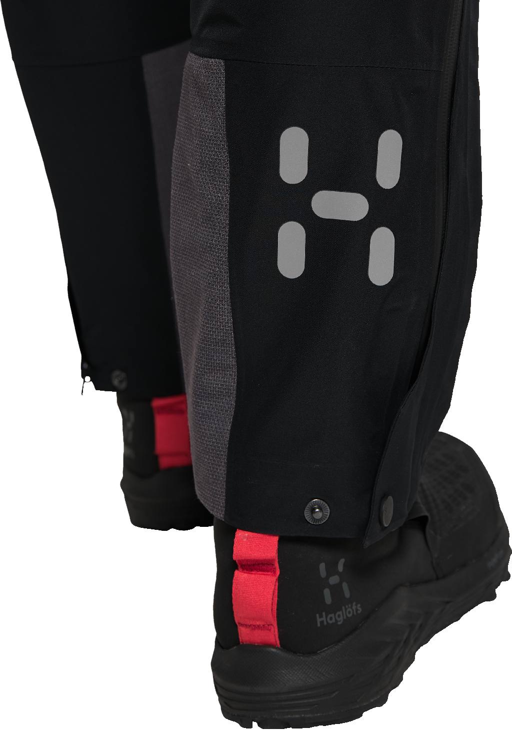 Haglöfs Women's L.I.M ZT GTX Pro Pant Musta / Punainen 06