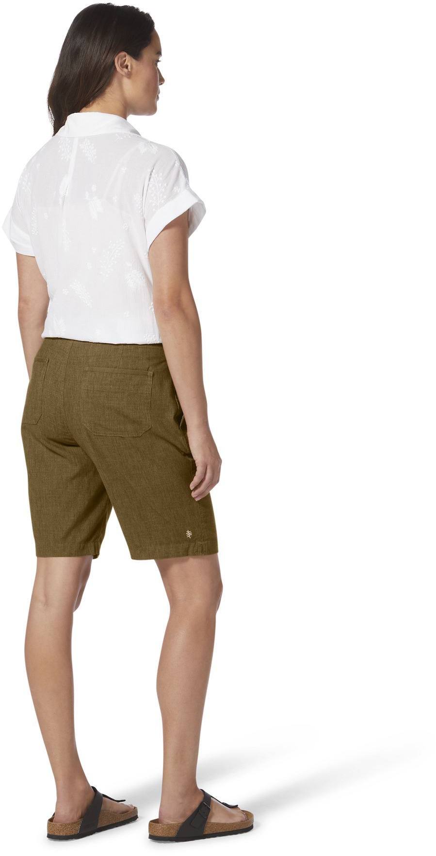 Royal Robbins Women's Hempline Tie Bermuda Coyote 04