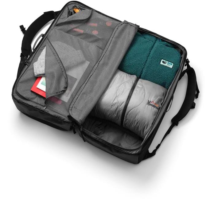 DB Roamer Pro Split 90L Duffel Black 09