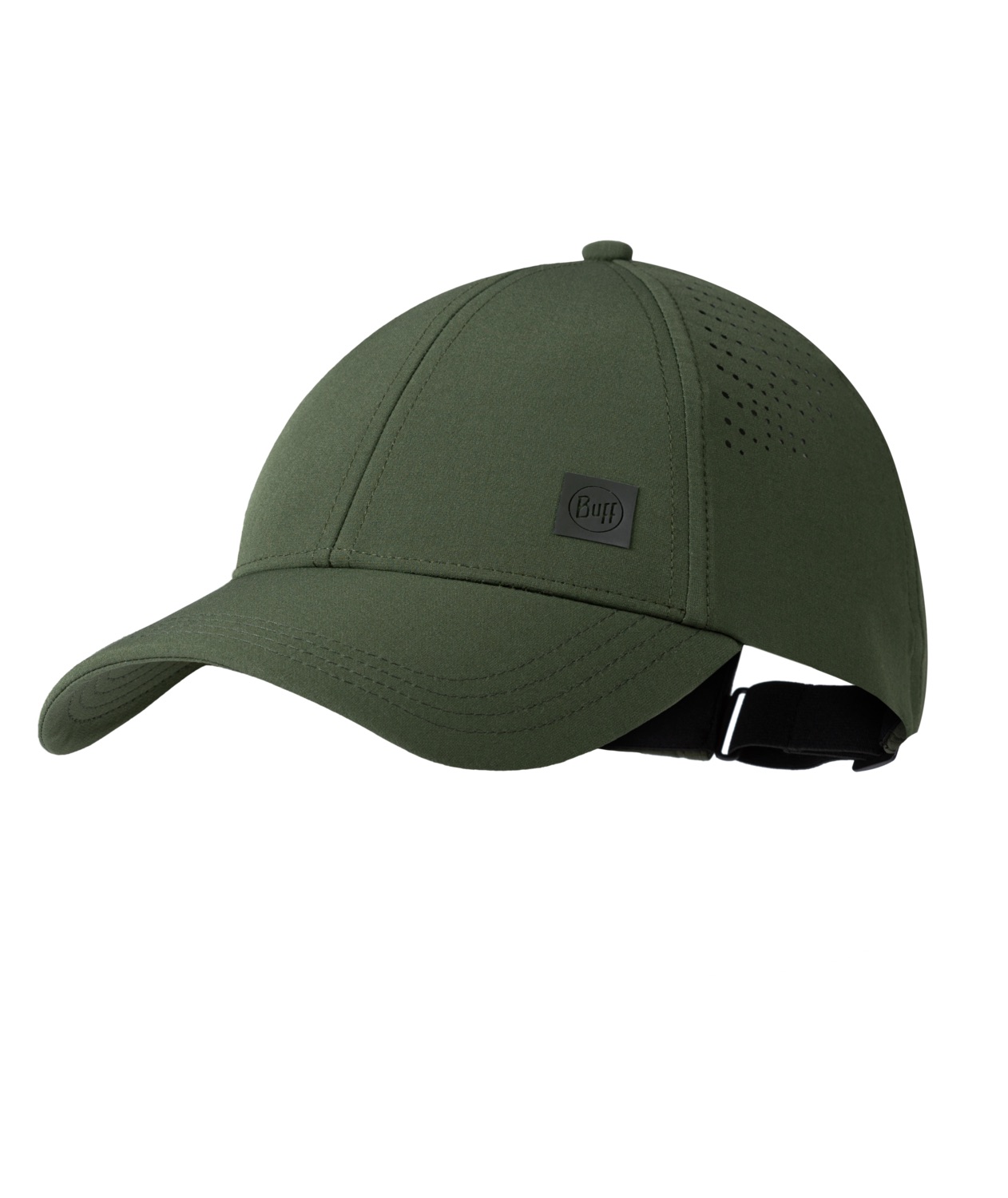 Buff Summit Cap Solid Khaki  03