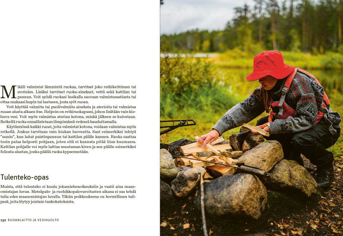 Karttakeskus Retkeilijän ABC: tiedot, taidot, varusteet  08