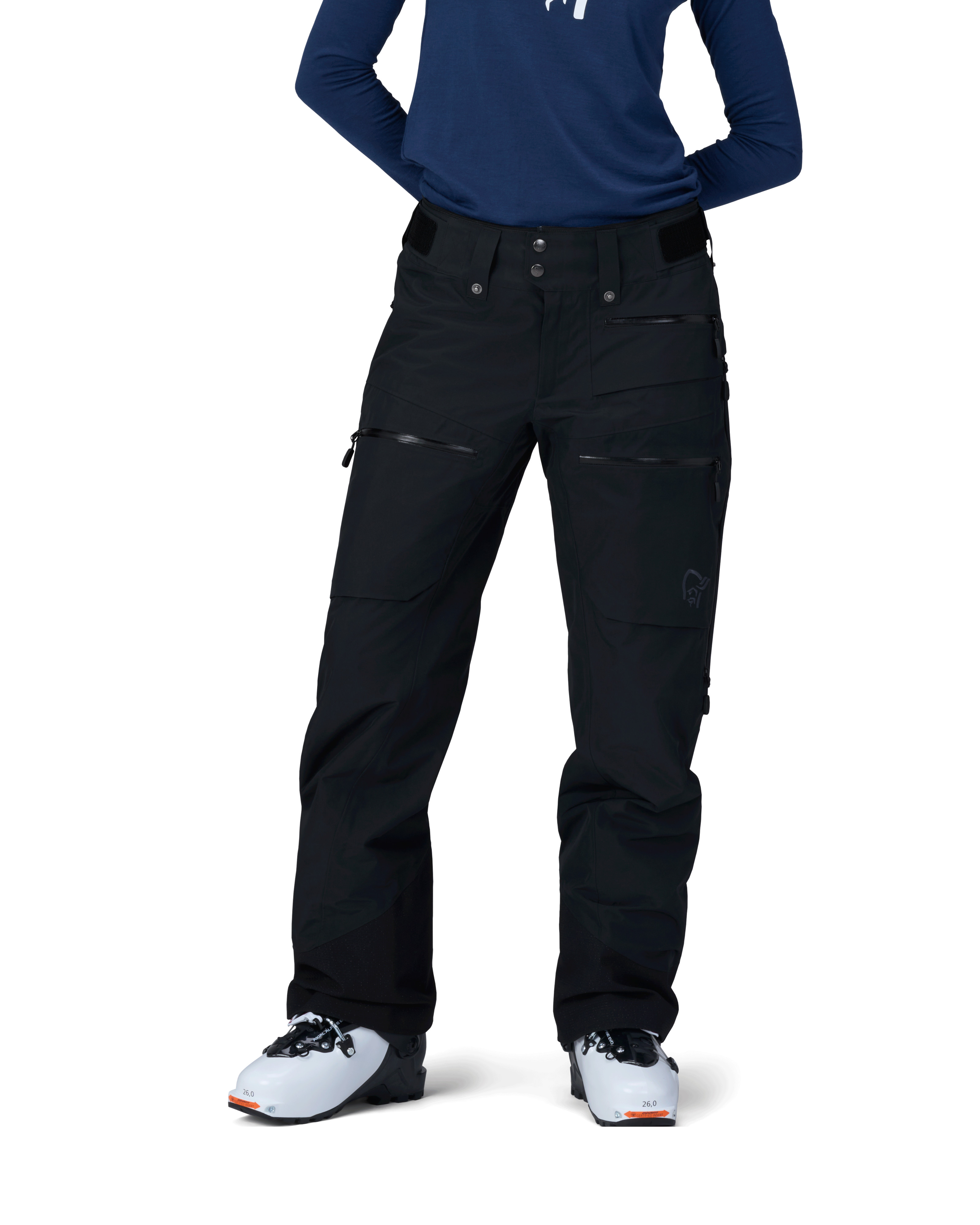 Norrøna Women's Lofoten GTX Insulated Pants Caviar 05