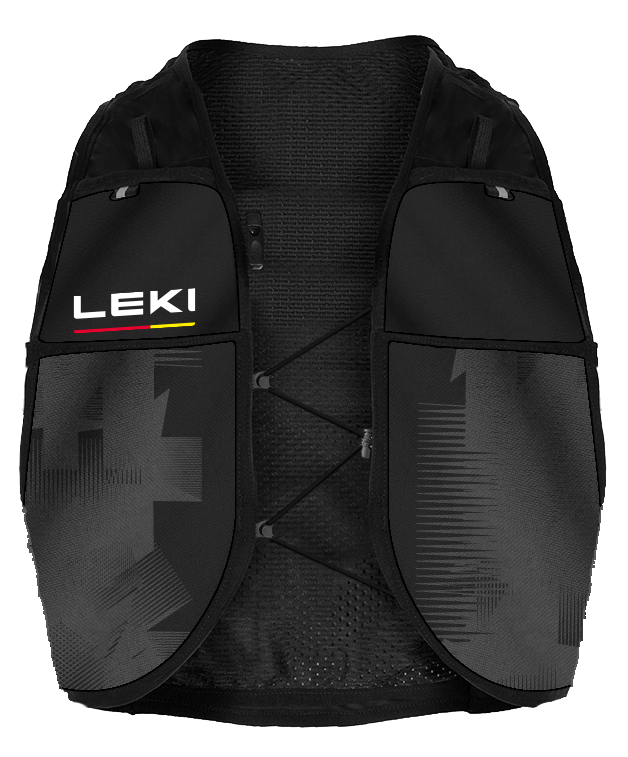 Leki Trail Running Quiver Vest Black / Grey 02