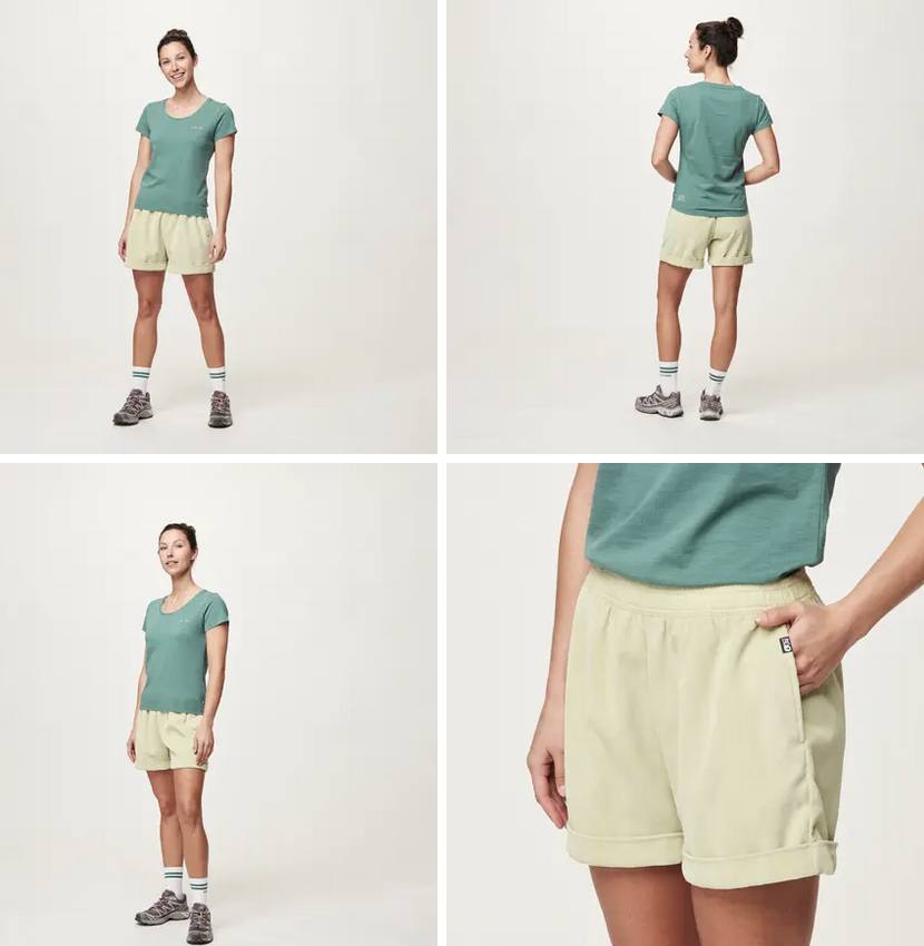 Picture Organic Clothing Women's Sesia CRD Shorts Pear 03
