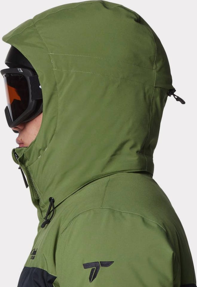 Columbia Men's Wild Card IV Down Jacket Black Green 06