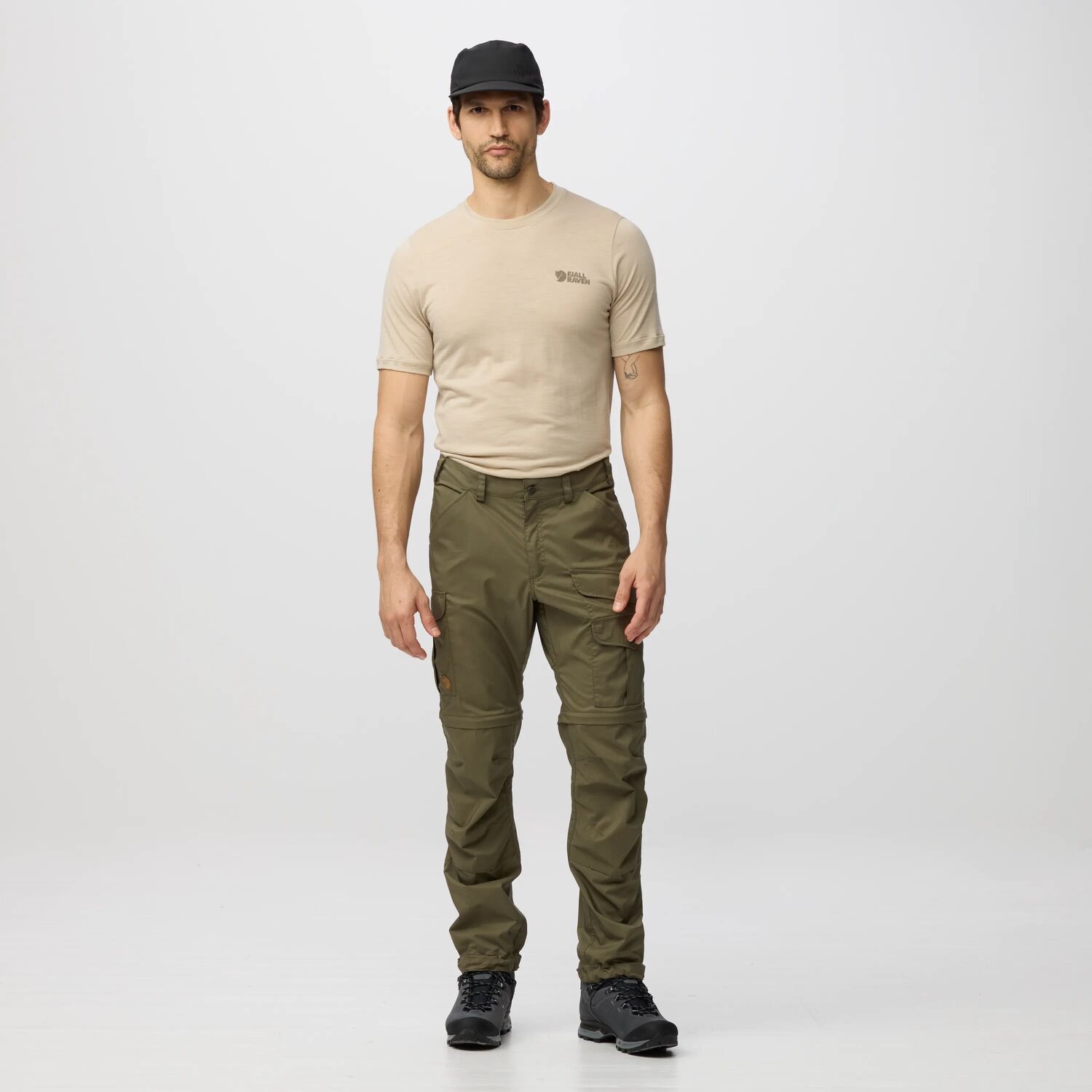 Fjällräven Men's Vidda Pro Lite Zipoff Trousers Fossil 03