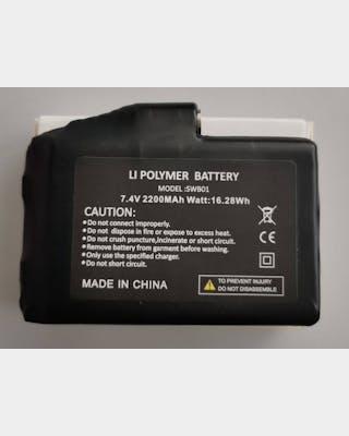 Battery for heated gloves
