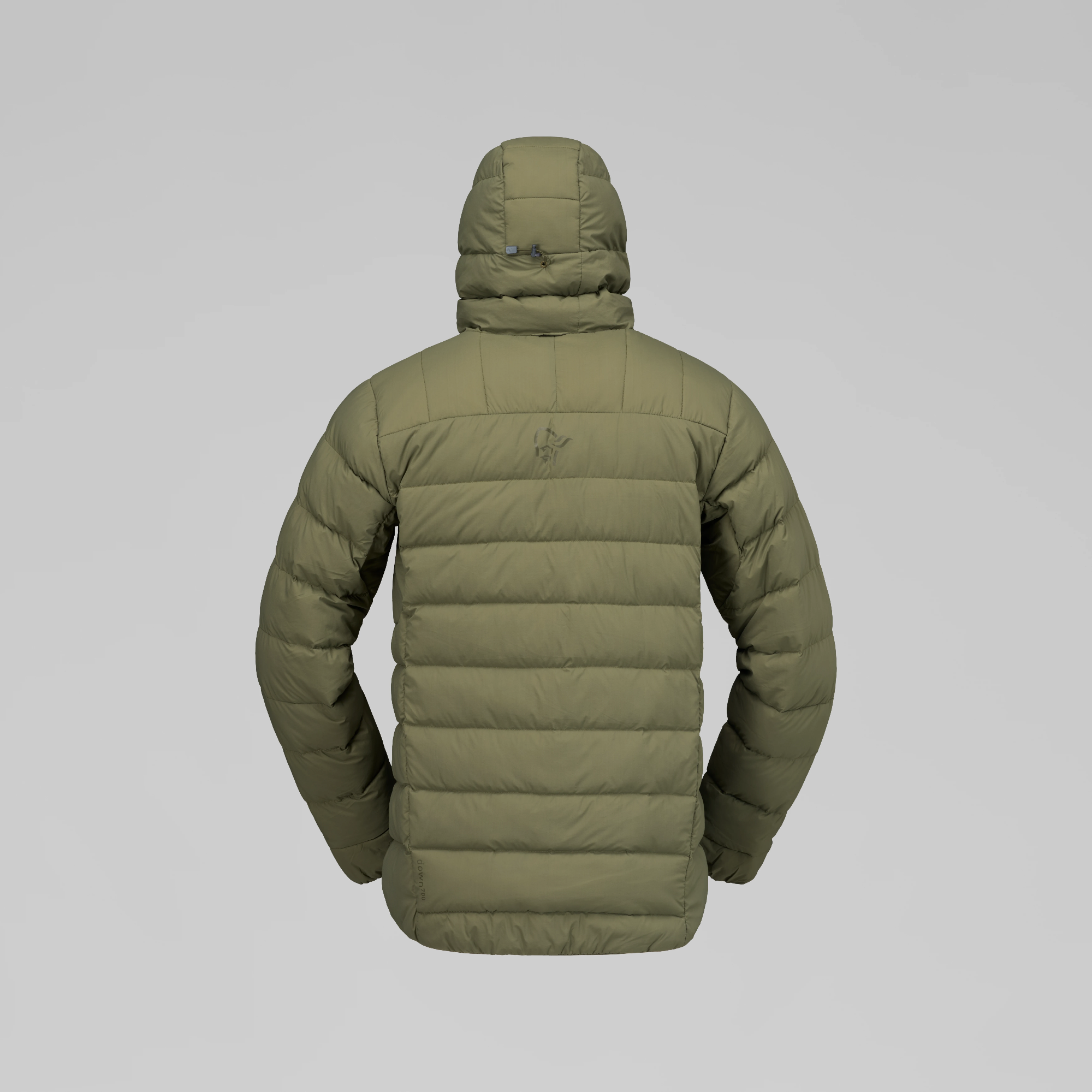 Norrøna Men's Femund Down 700 Hood - Miesten untuvatakki Olive 02