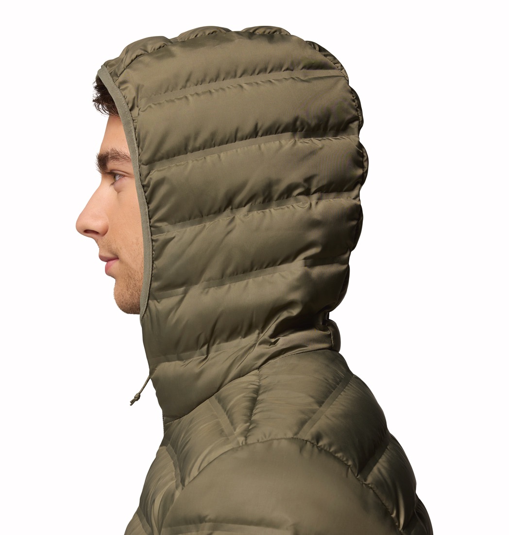 Columbia Men's Lake22 II Down Hood Stone Green Heather 04