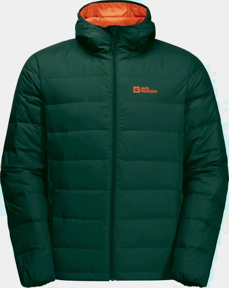 Jack Wolfskin Men's Ather Down Hoody - Miesten untuvatakki Black Olive 01