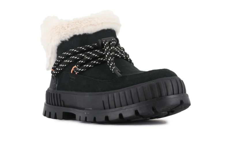 Palladium Women's Pallashock Hiver Lo Black 02