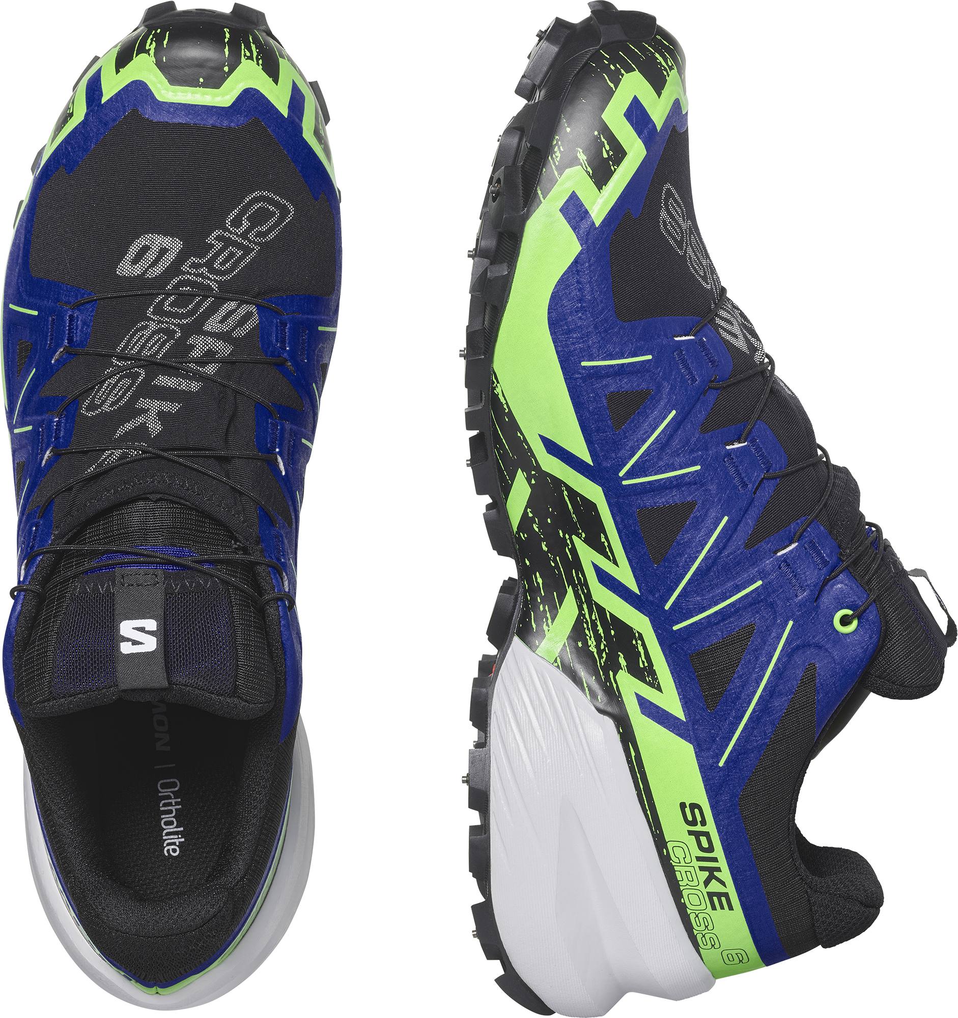 Salomon Spikecross 6 GTX - Nastakengät Musta / Sininen 03
