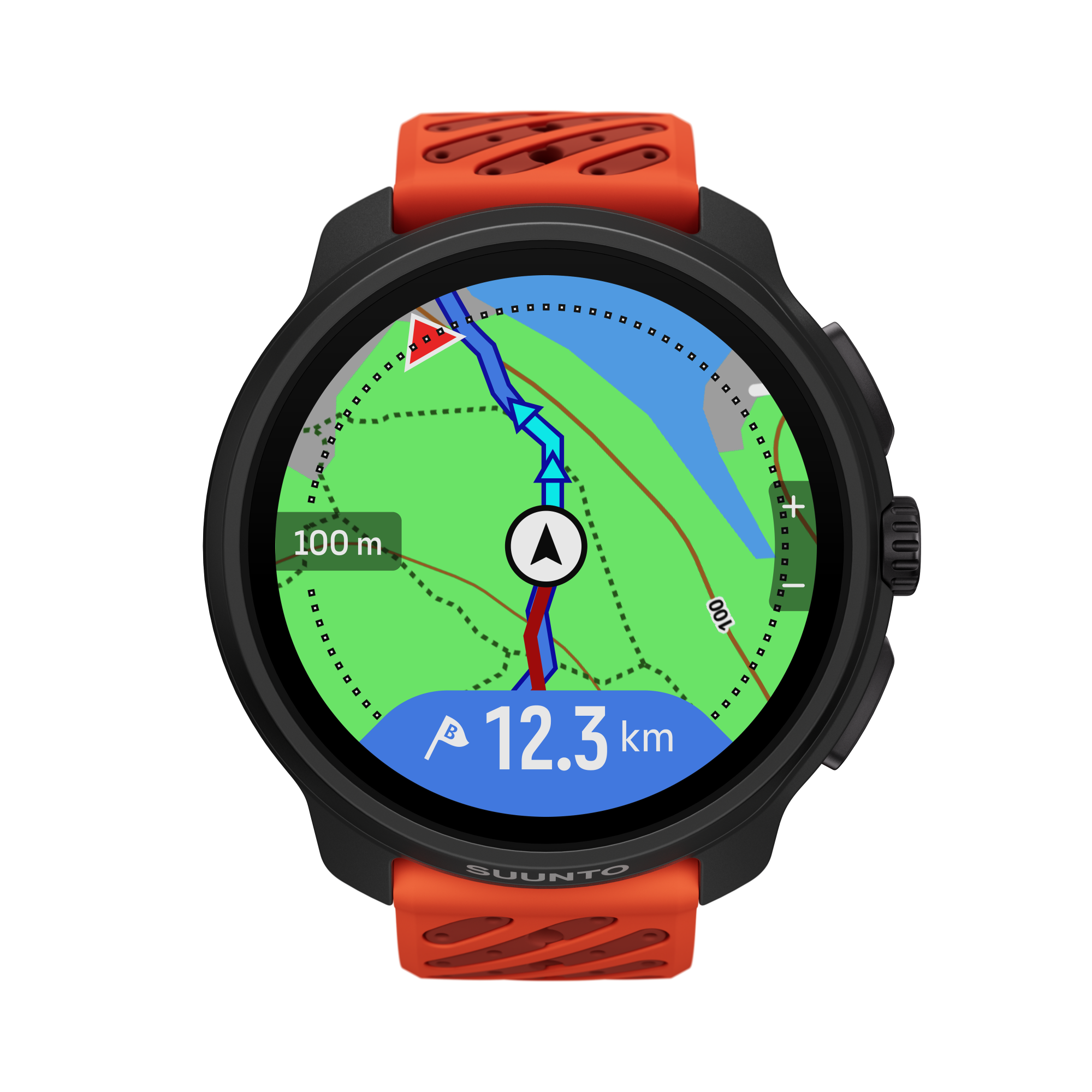 Suunto Race 2 Stainless Steel Coral Orange  06