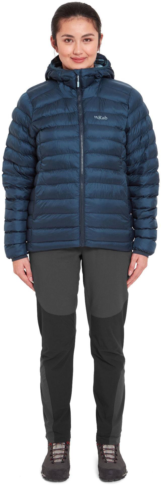 Rab Women's Cirrus Alpine - Naisten kevyttoppatakki Tempest Blue 06