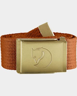 Canvas Brass Belt 4 cm