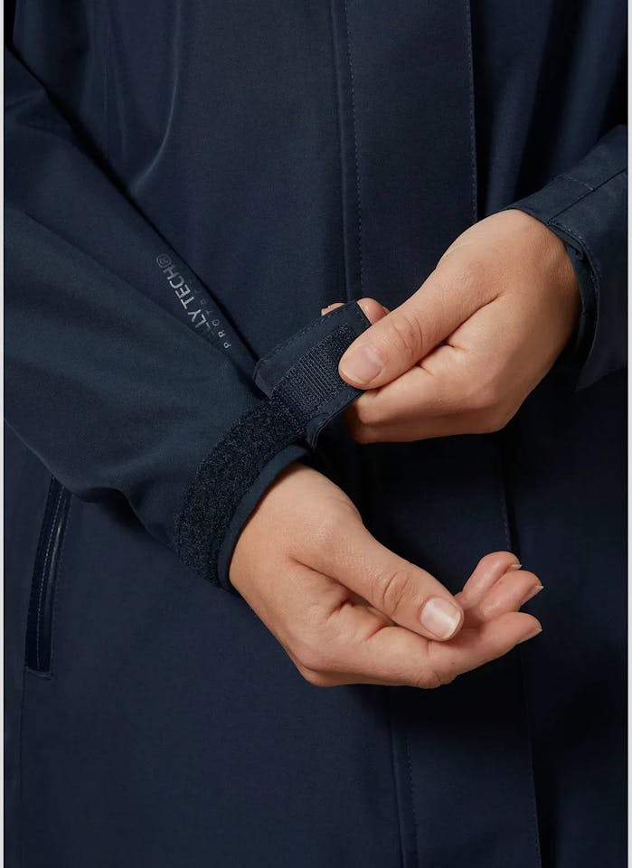 Helly Hansen Women's ACT Voyage Ocean Bound Raincoat Navy 04