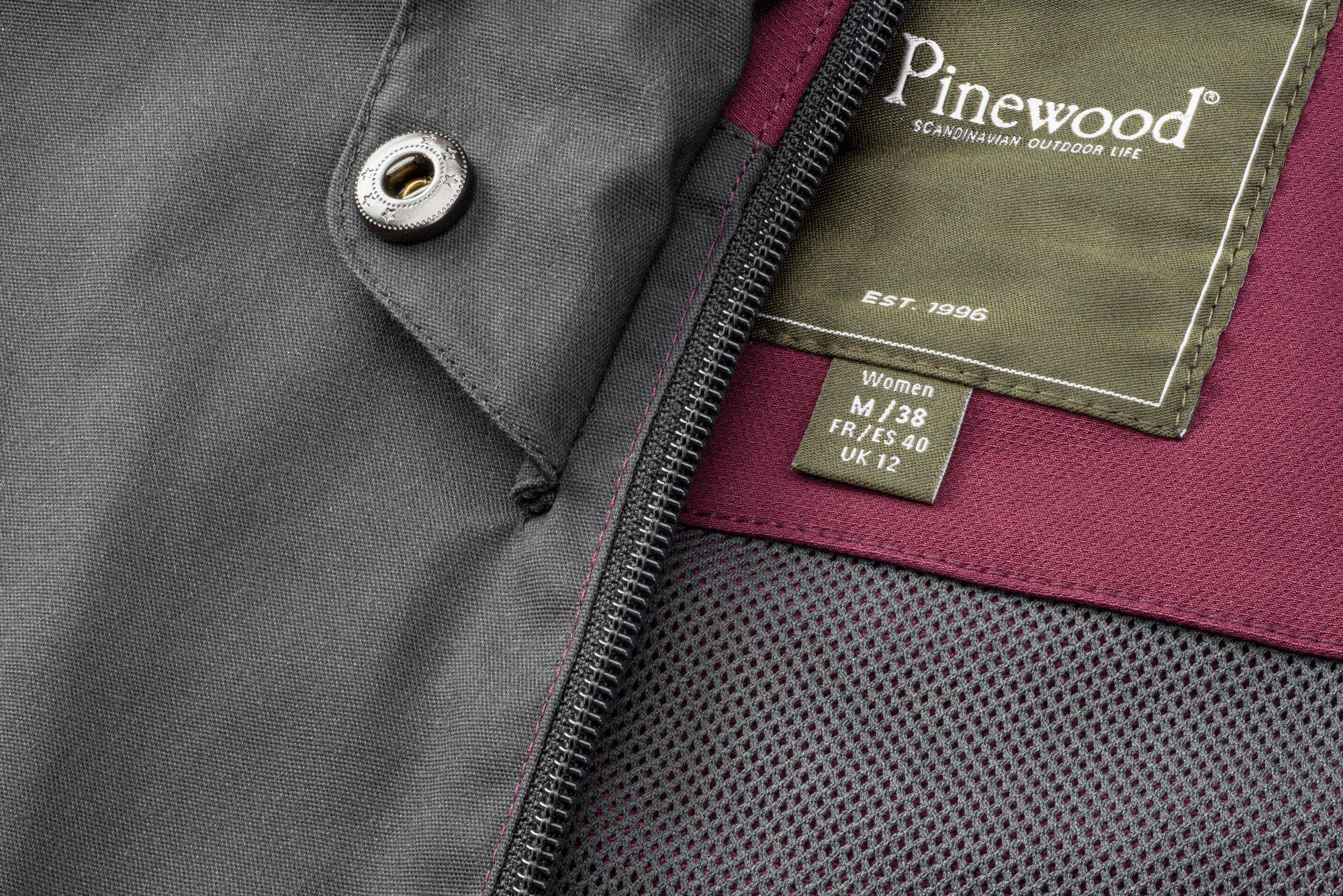 Pinewood Finnveden Hybrid Women's Jacket Plum 03