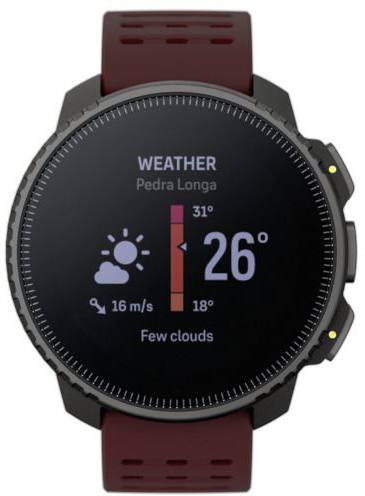 Suunto Vertical Stainless Steel Black/Ruby  08