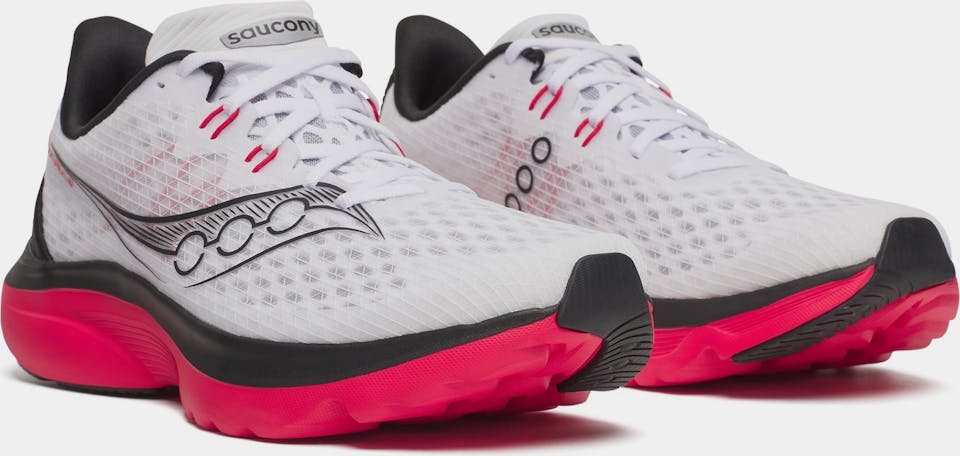 Saucony Men's Kinvara 16 Valkoinen/Punainen 01