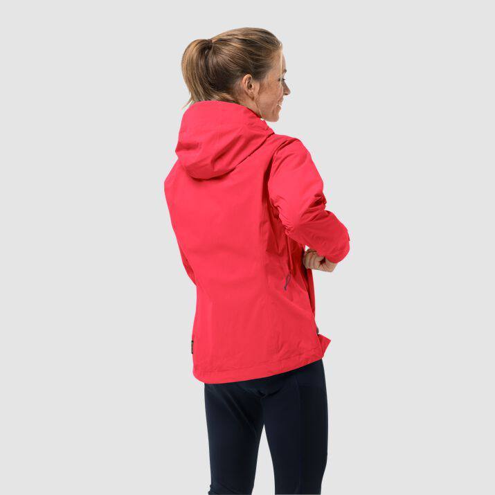 Jack Wolfskin Highest Peak 3L Jacket W Punainen 02
