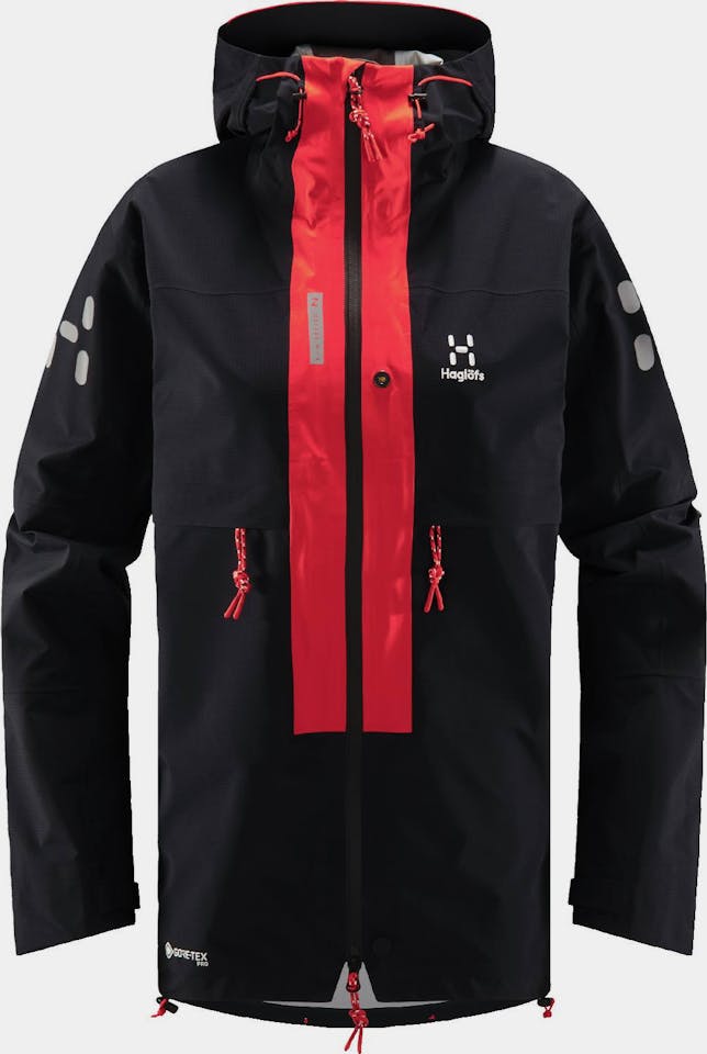 Haglöfs Women's L.I.M ZT Trek GTX Pro Jacket Black / Red 01
