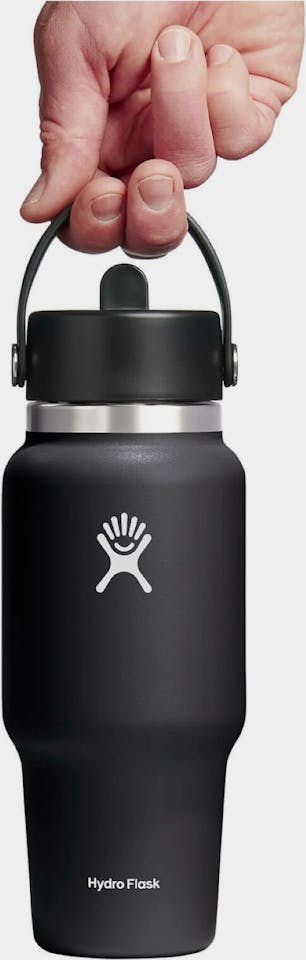 Hydro Flask 24oz Wide Flex Straw Travel Bottle Black 03