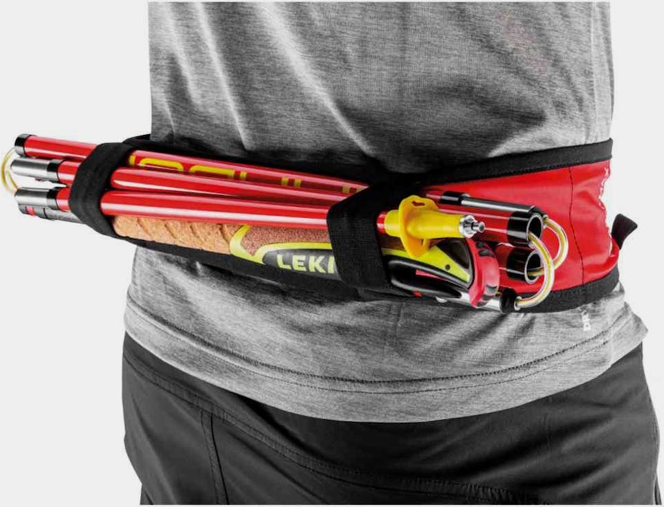 Leki Trail Running Pole Belt Black / Grey 02