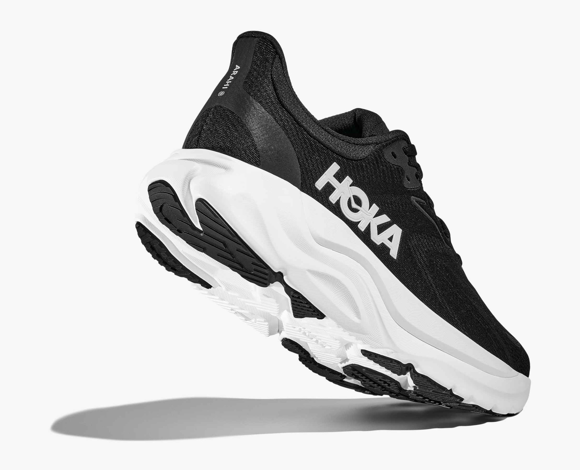 Hoka Women's Arahi 8 Wide Black / White 06
