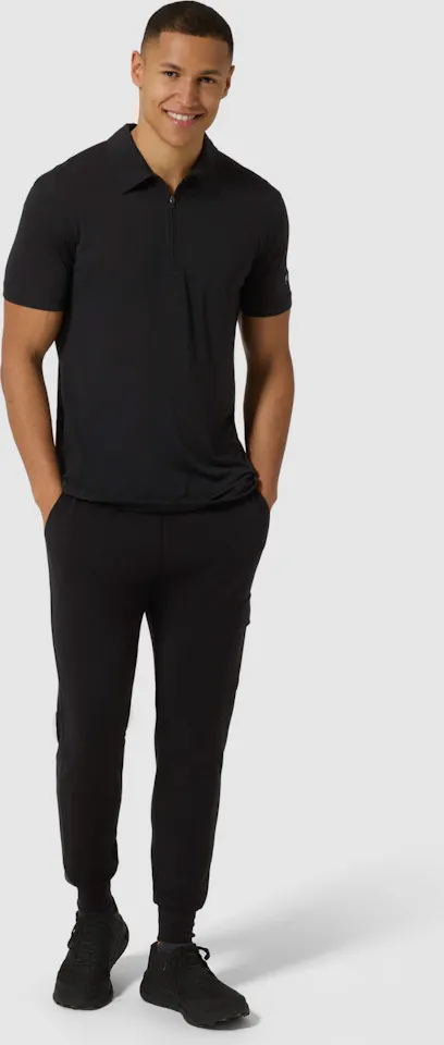 Supernatural Men's Zip Polo Black 05