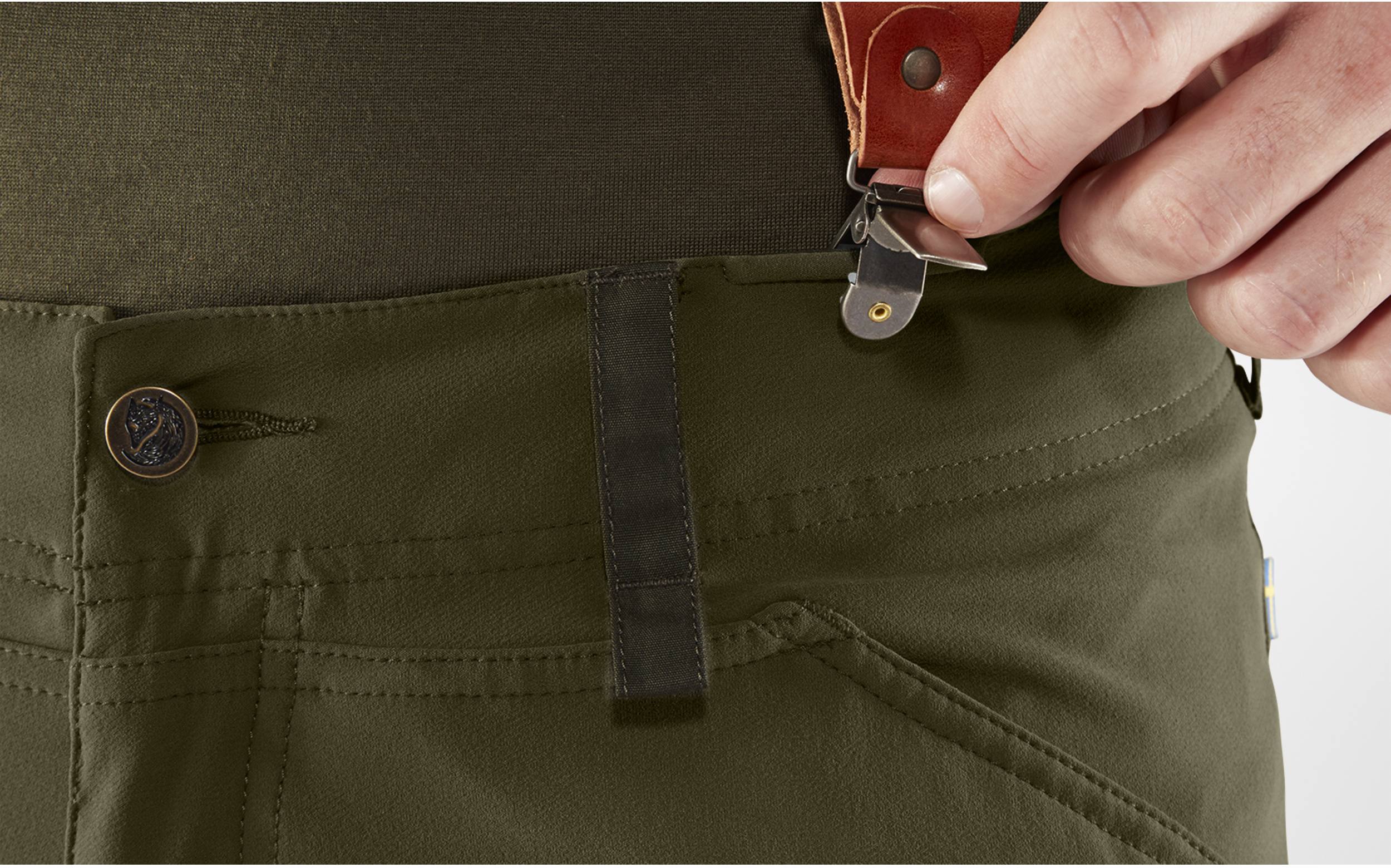 Fjällräven Keb Gaiter Trousers Long Musta / Stone 05