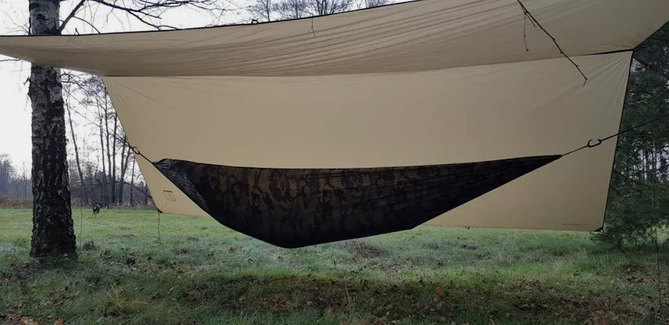 Bushmen Tarp 4x3 UL Dark olive 05