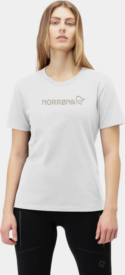 Norrøna Women's F29 Cotton Norrøna Viking Tee Valkoinen 04