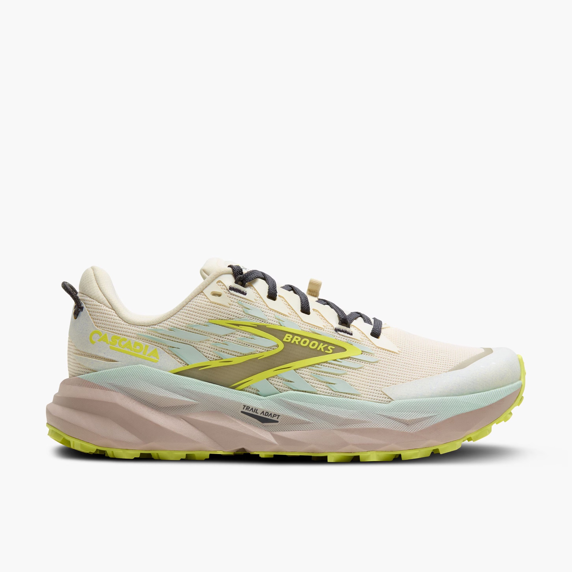 Brooks Women's Cascadia 19 Coconut 02