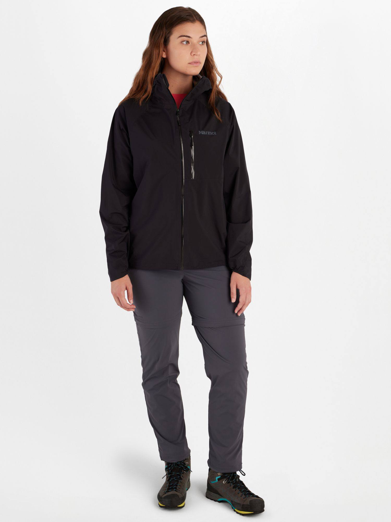 Marmot Women's Superalloy Bio Rain Jacket Musta 05