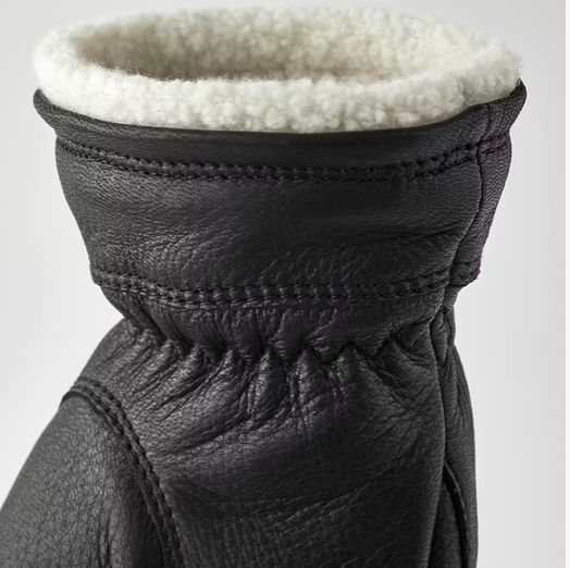 Hestra Buvika Deerskin Musta 03