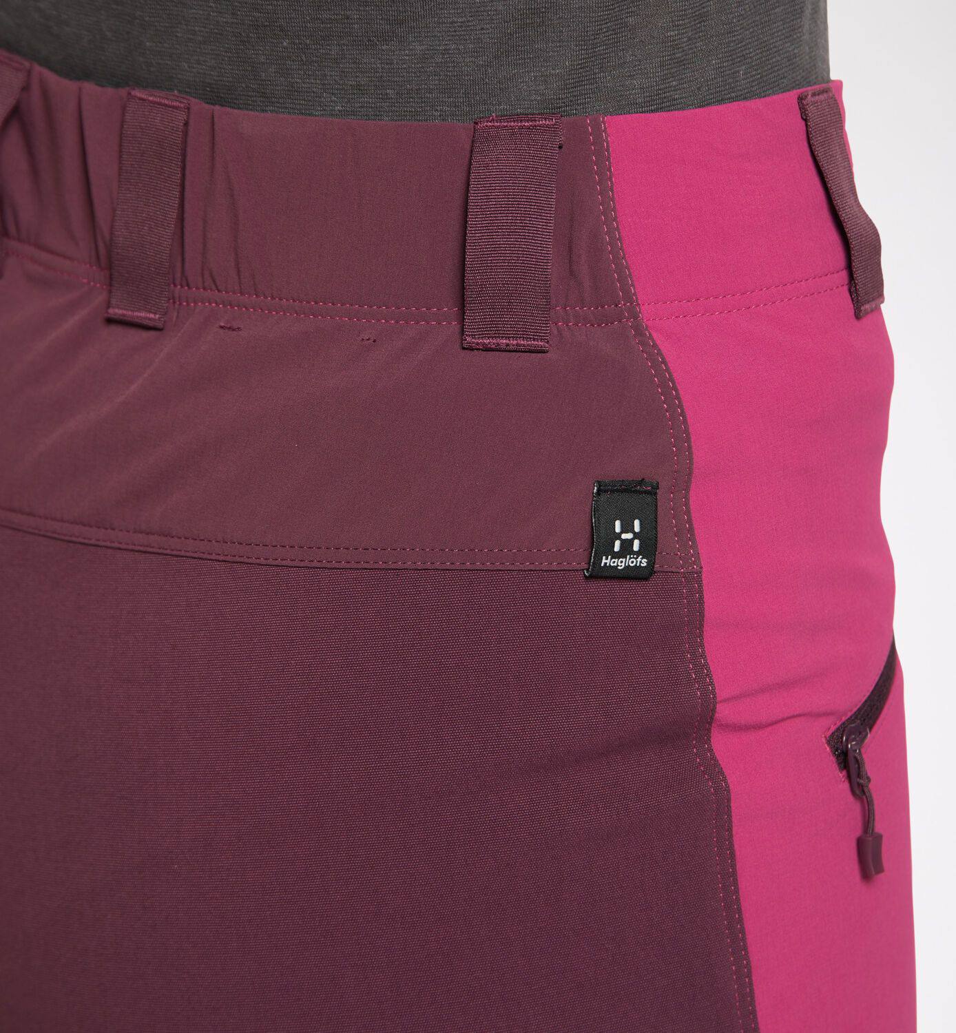 Haglöfs Mid Slim Shorts Women Dark Pink 06