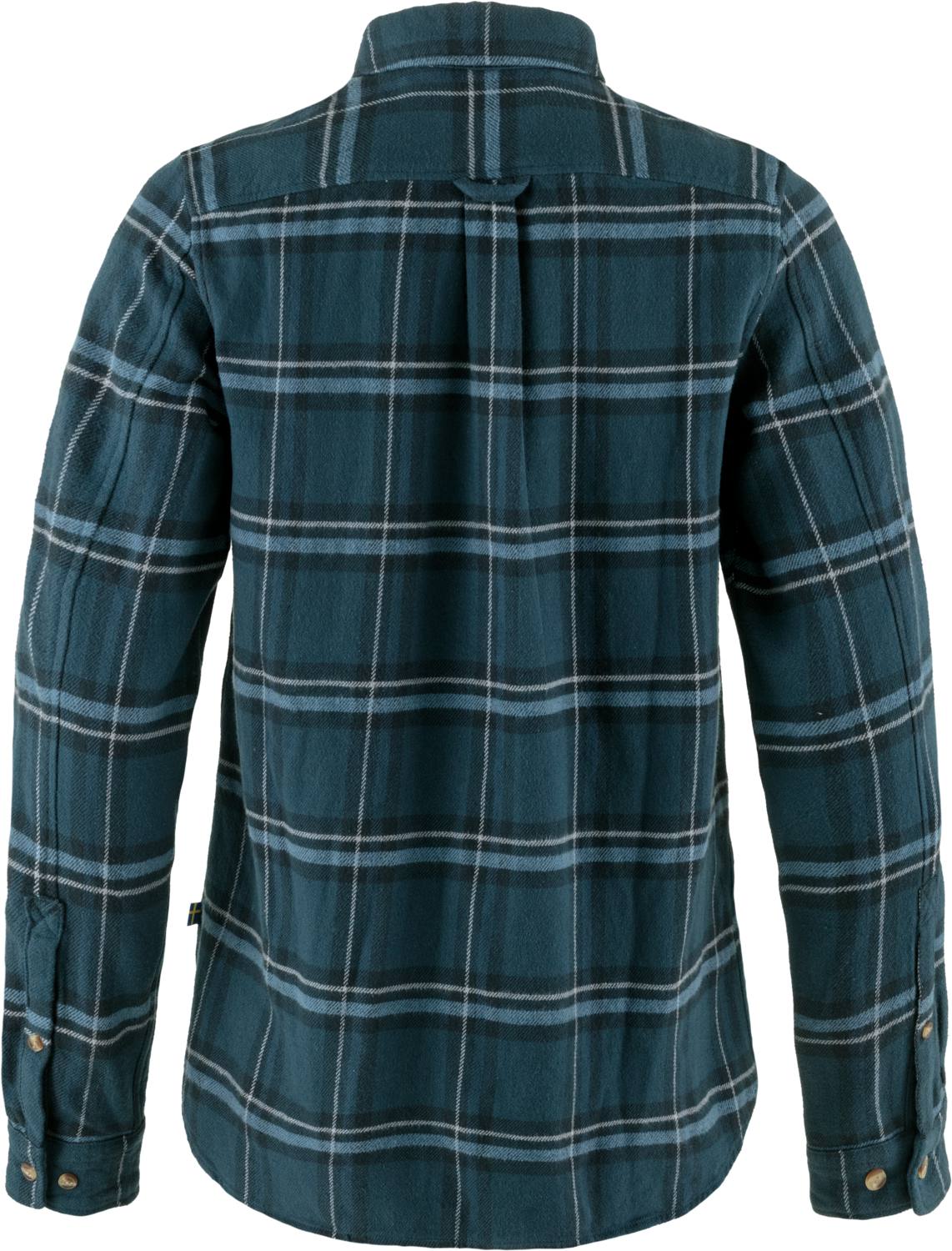 Fjällräven Women's Övik Heavy Flannel Shirt Indigo 02