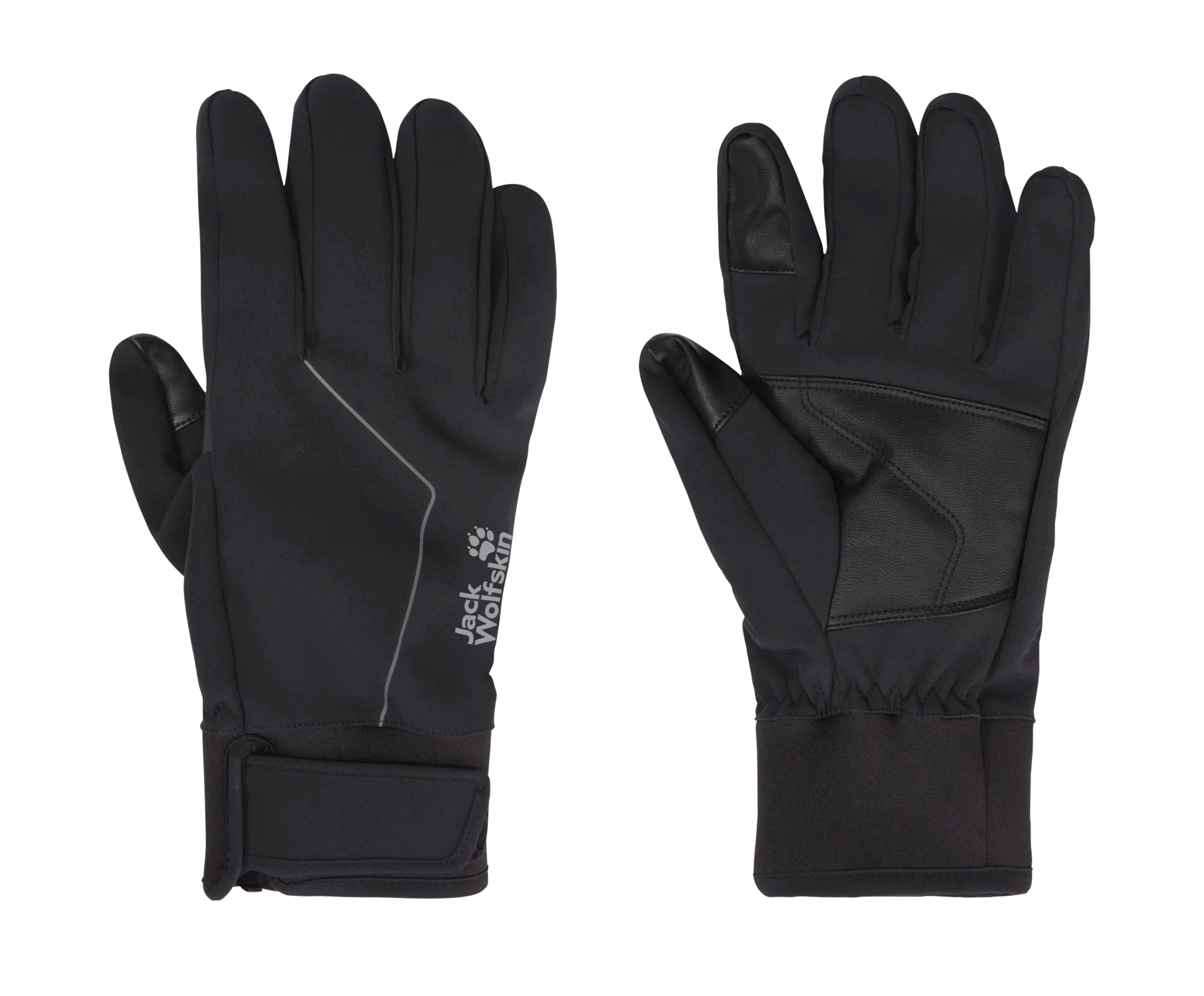 Jack Wolfskin Men's Refl Winter Glove Black 04
