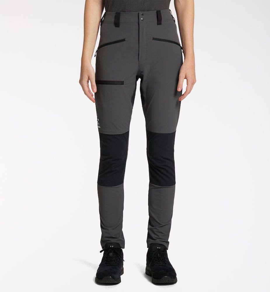 Haglöfs Women's Mid Slim Pant Short Magnetite / True black 02