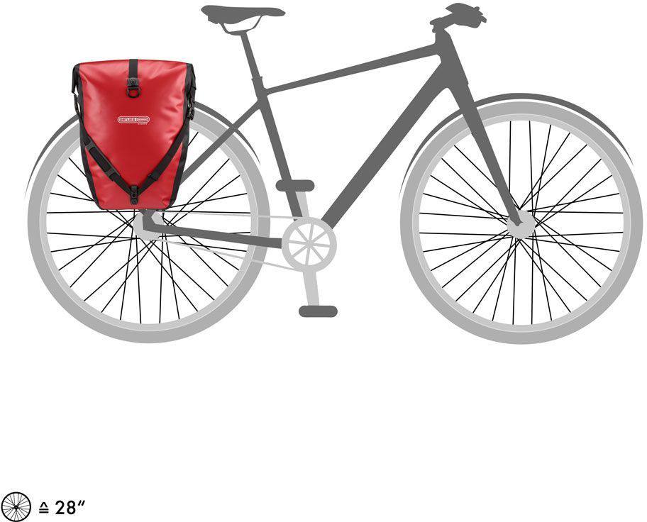 Ortlieb Back-Roller , pair red 08