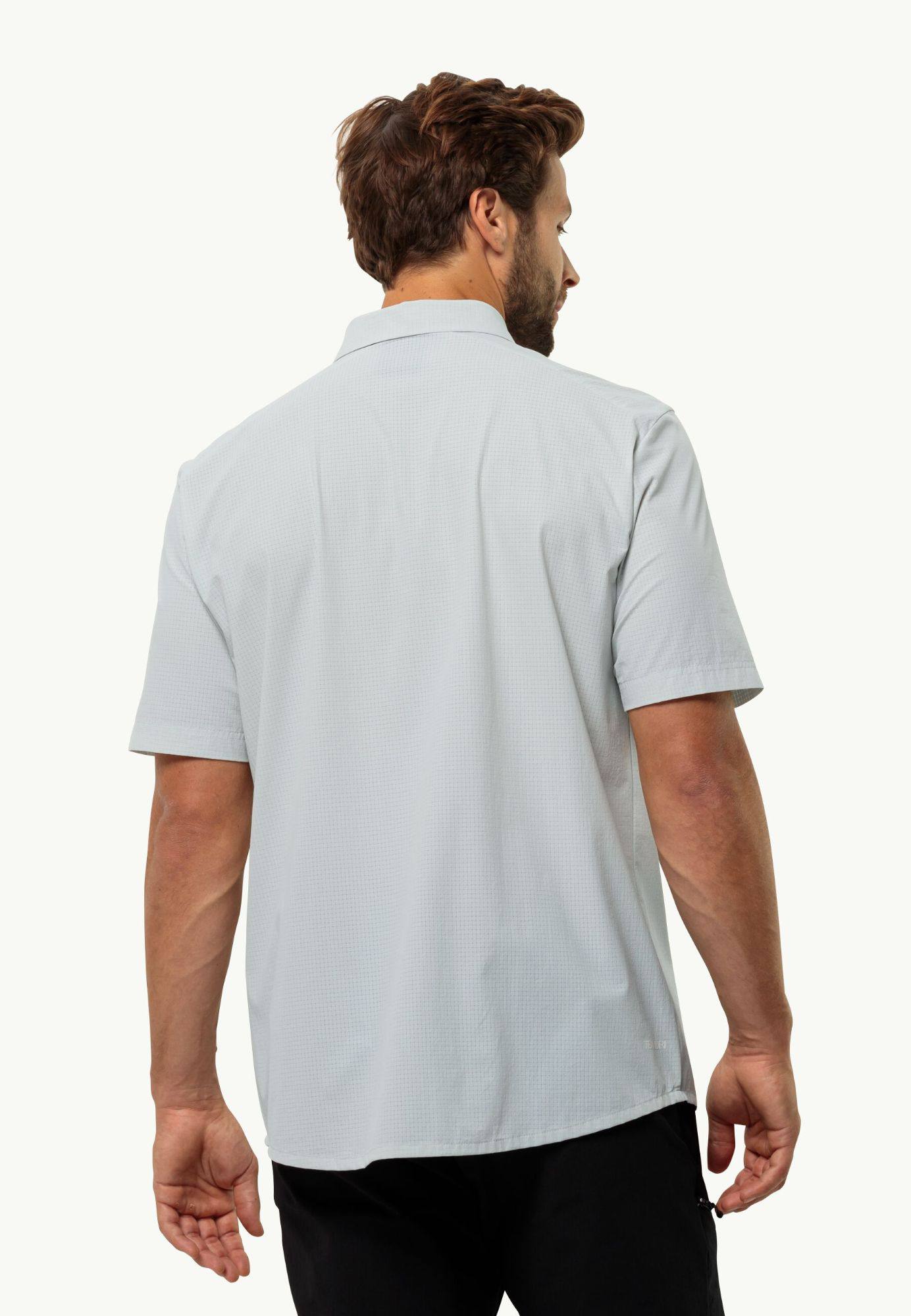 Jack Wolfskin Men's Vandra Shirt SS Light Grey 03