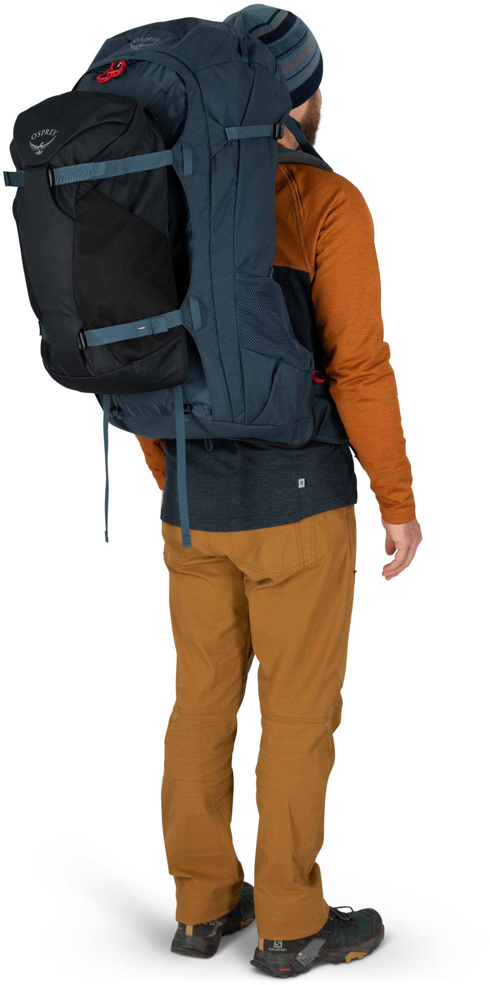 Osprey Farpoint Trek 55 Musta 05