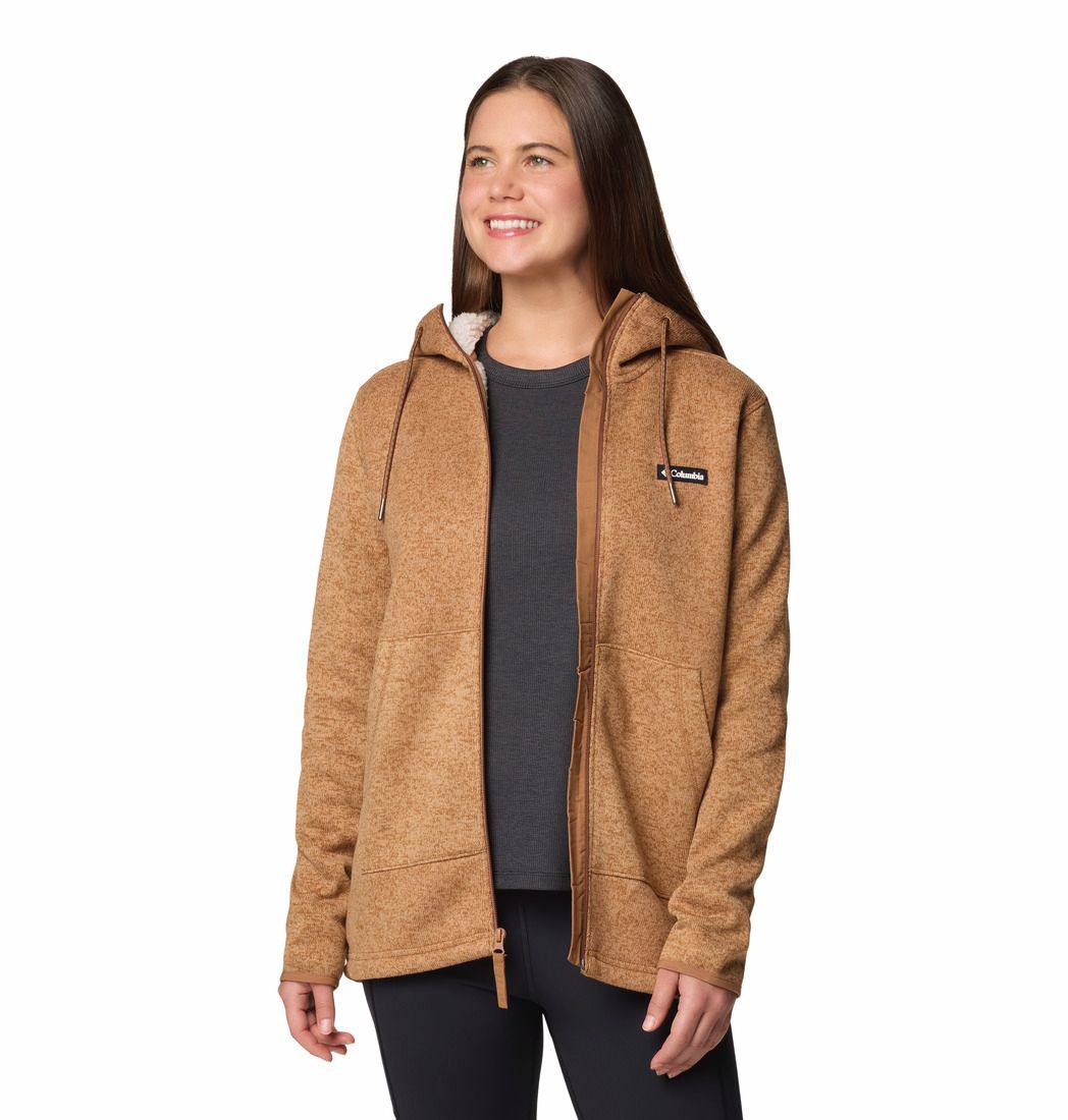 Columbia Women's Sweater Weather Sherpa Full Zip Camel 02